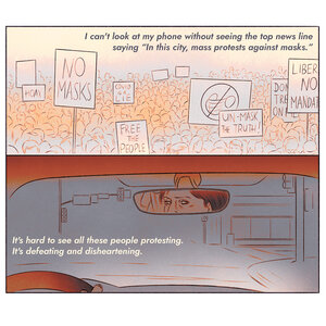 COMIC: How One COVID-19 Nurse Navigates Anti-Mask Sentiment