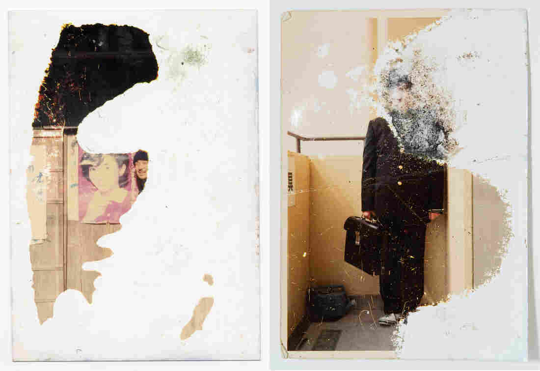 Damaged family photos from Japan's tsunami and nuclear disaster in 2011.