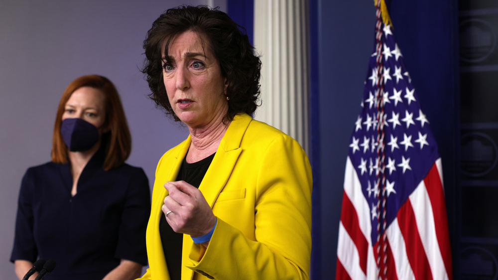 White House coordinator for the Southern Border Ambassador Roberta Jacobson outlined a plan to provide $4 billion in relief to Central America and tamp down corruption amid a fresh surge in migration. She stressed, in English and Spanish, "The border is not open." (Getty Images)