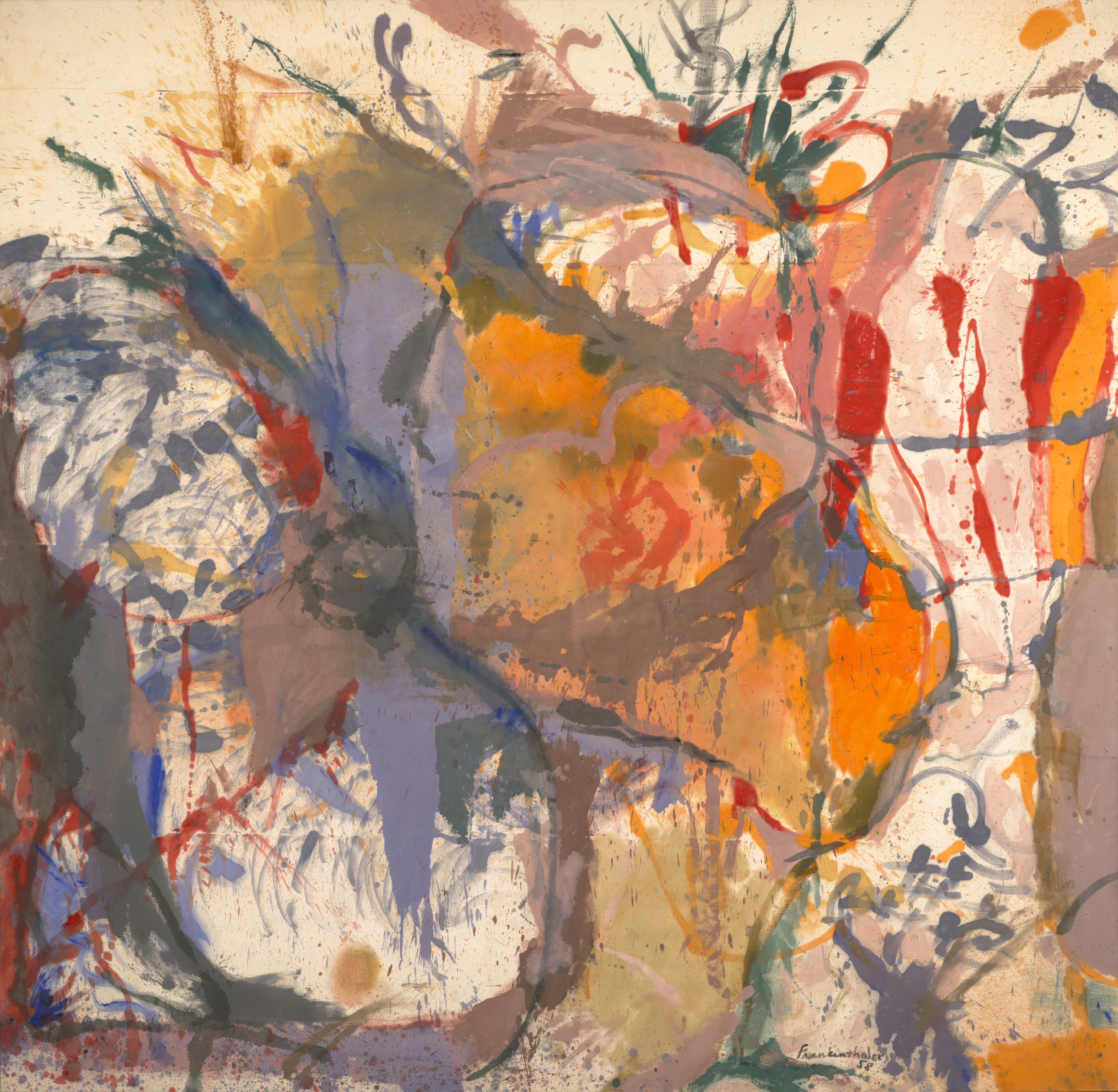 With 'Fierce Poise,' Helen Frankenthaler Poured Beauty Onto Canvas