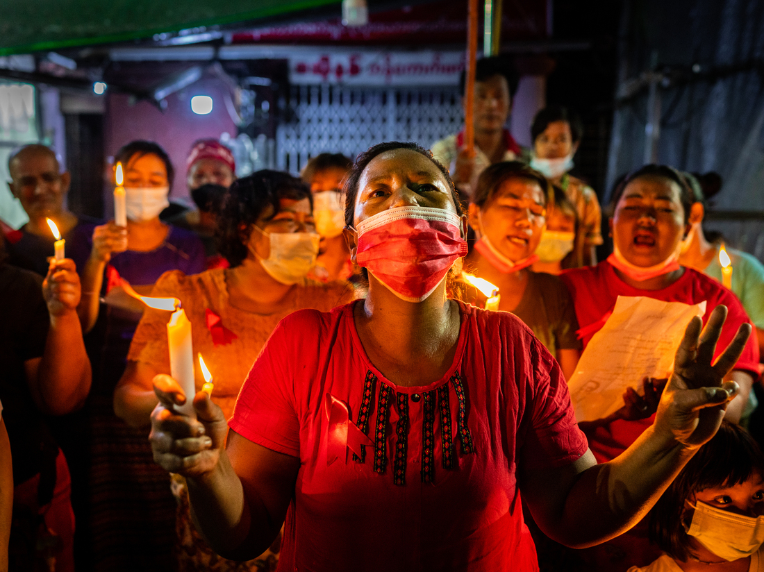 Inside The Labor, Minority Rights Roots Of Myanmar's Protests : NPR