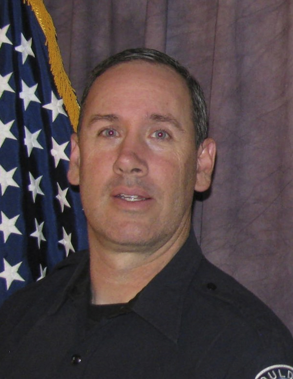 Boulder Police Officer Eric Talley, who was killed along with nine other people in a mass shooting at a grocery store in Boulder, Colo., Monday.