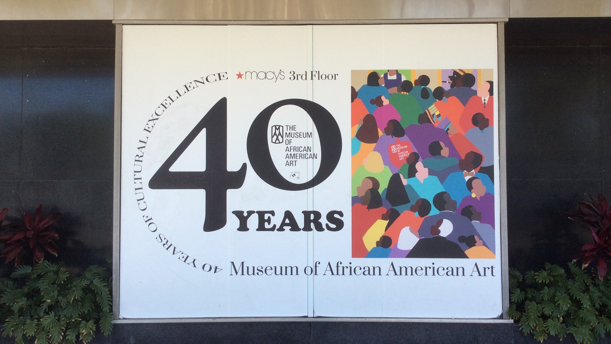 The Museum of African American Art in Los Angeles is a &quot;micro museum&quot; tucked away on the third floor of a Macy's in the city's Crenshaw district. The museum has been closed since March 2020. (Keasha Dumas Heath)