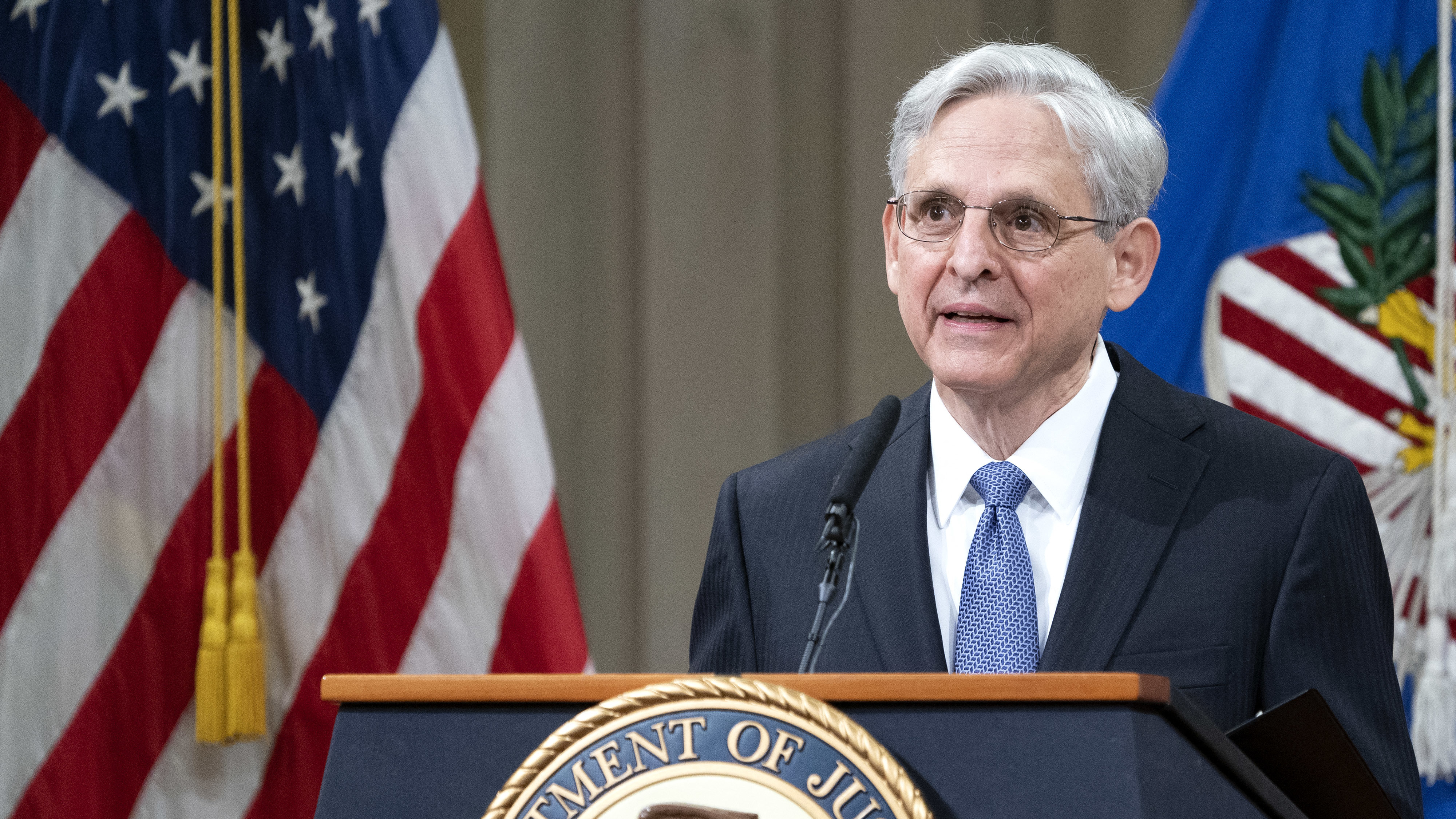 Attorney General Merrick Garland, pictured on March 11, said Friday the Justice Department will continue its effort to deter and punish coronavirus-related fraud. (AFP via Getty Images)