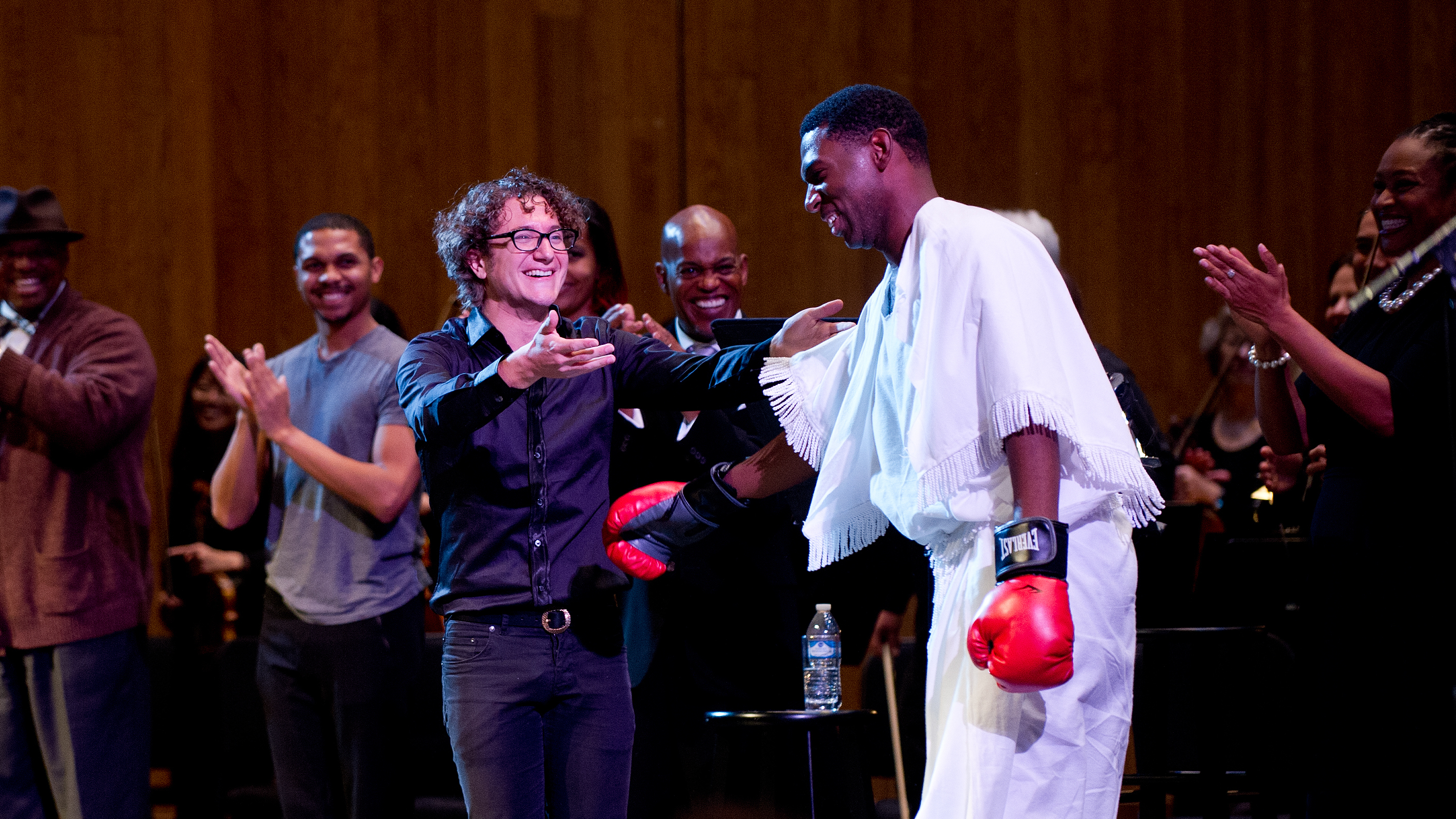 Poster Arthur and Abrams have collaborated on similar projects in the past, including a rap opera about Muhammad Ali in 2017.