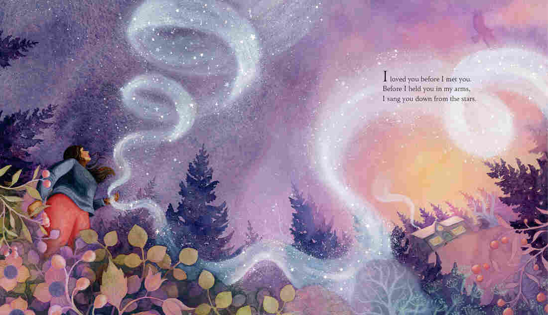 From I Sang You Down from the Stars, by Tasha Spillett-Sumner and Michaela Goade.