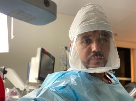 Dr. Hassan Bencheqroun, an interventional pulmonary and critical care physician, has seen firsthand the impact of COVID-19 on Arab communities in the San Diego area. (Hassan Bencheqroun)