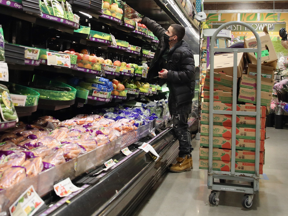 Consumer prices jumped in March, marking a return of inflation, but the Federal Reserve insists any uptick will be temporary. (Bruce Bennett/Getty Images)