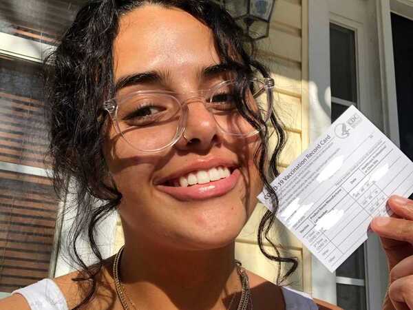 Adriana Trigo, 23, started thinking about going out after she got vaccinated.