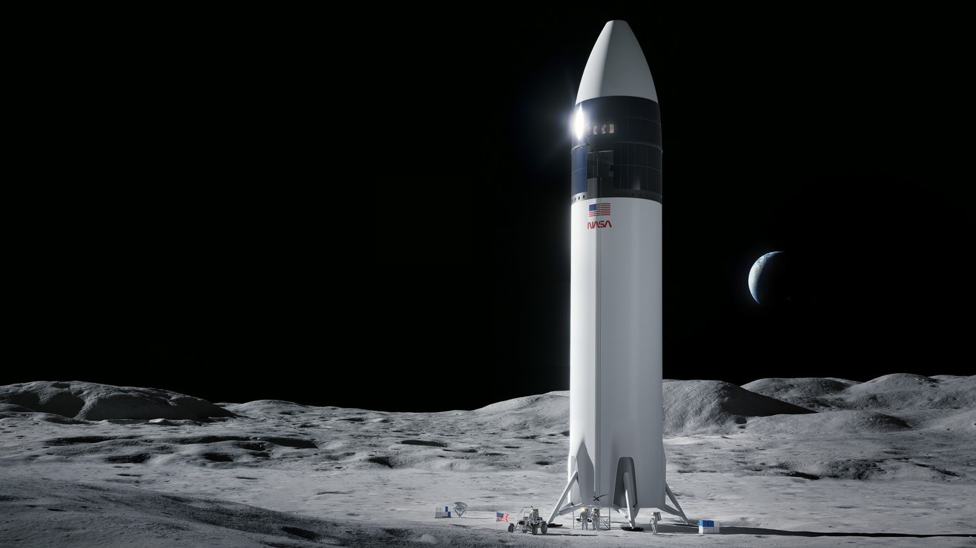 La NASA paie 2,9 milliards de dollars de SpaceX pour qu’Elon Musk emmène des astronautes à la surface de la Lune: NPR