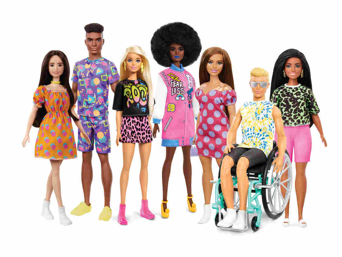 Photo of Barbie 2021 Fashionistas courtesy of Mattel