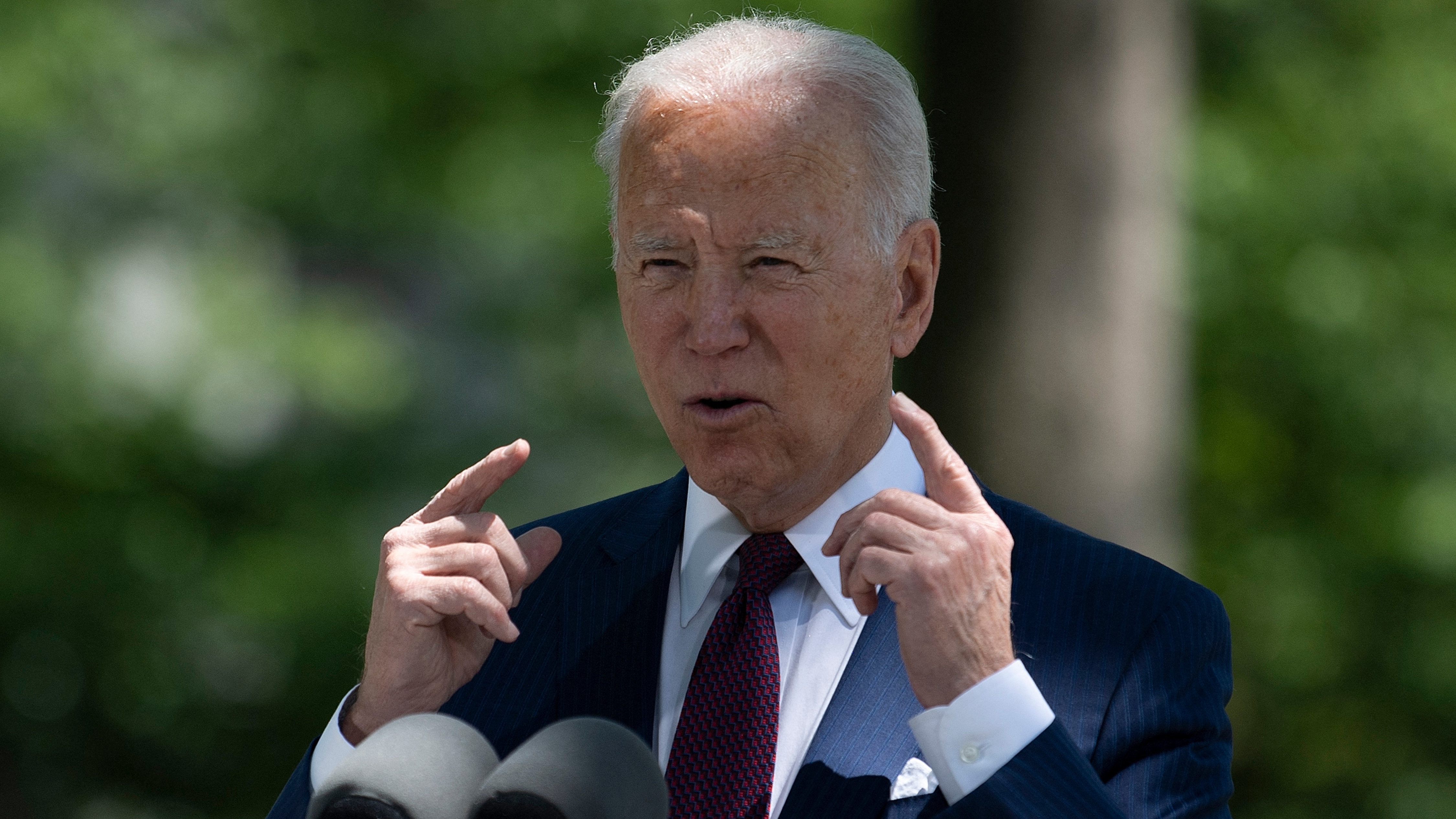 President Biden is set to unveil a sweeping package of spending and tax reforms Wednesday. (AFP via Getty Images)