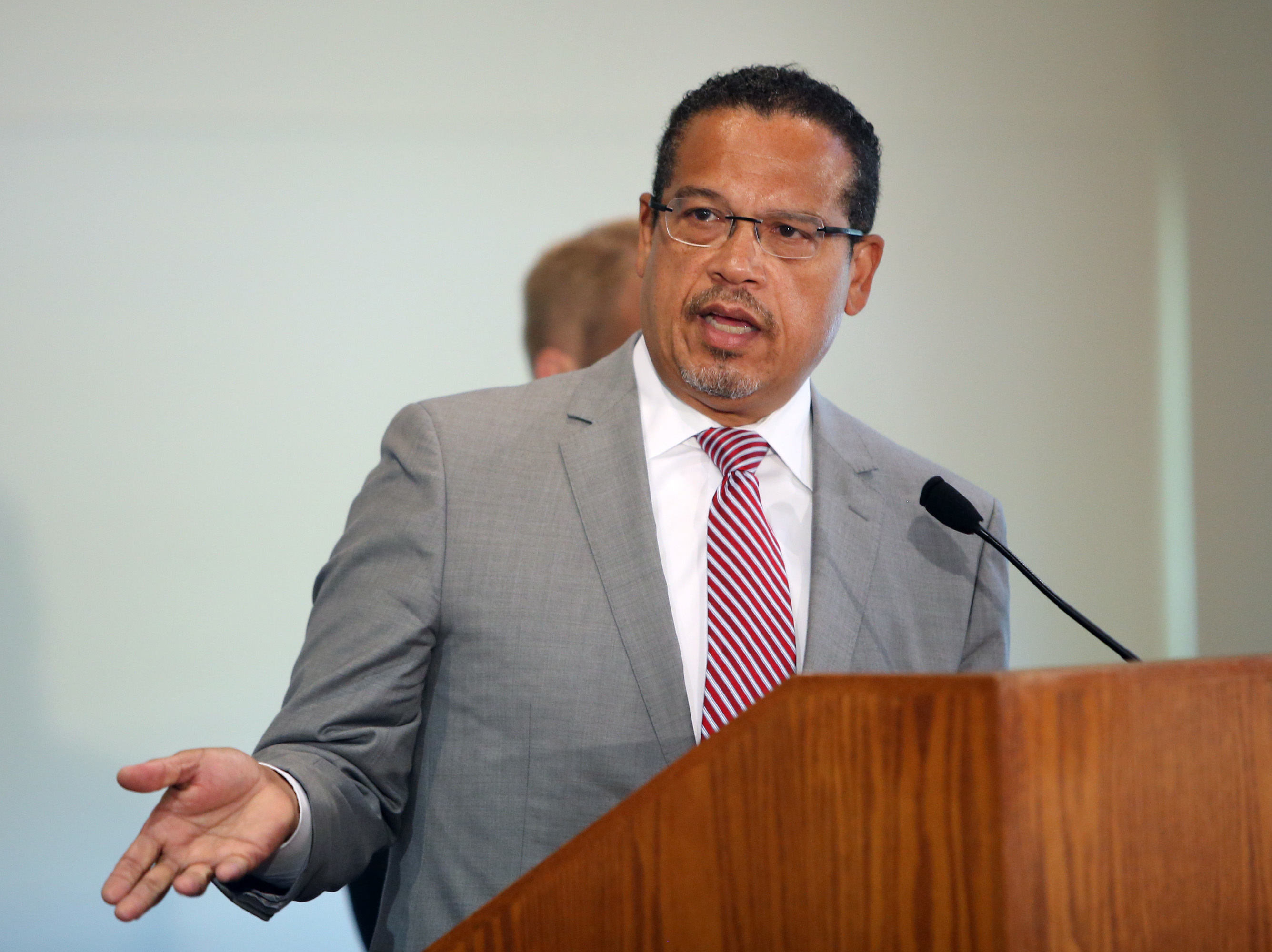 Minnesota Attorney General Keith Ellison prosecuted former officer Derek Chauvin, who was convicted on April 20 of murdering George Floyd. (Getty Images)