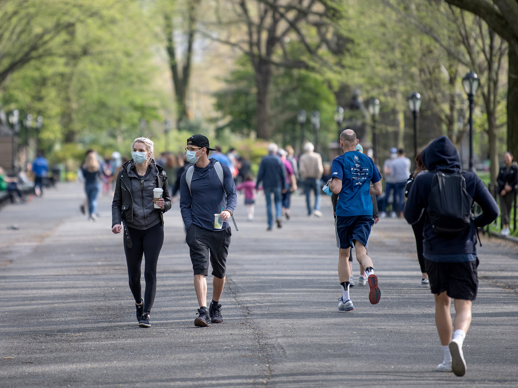 CDC: If You're Vaccinated, You Don't Need To Mask Outdoors (Unless You're In A Crowd)