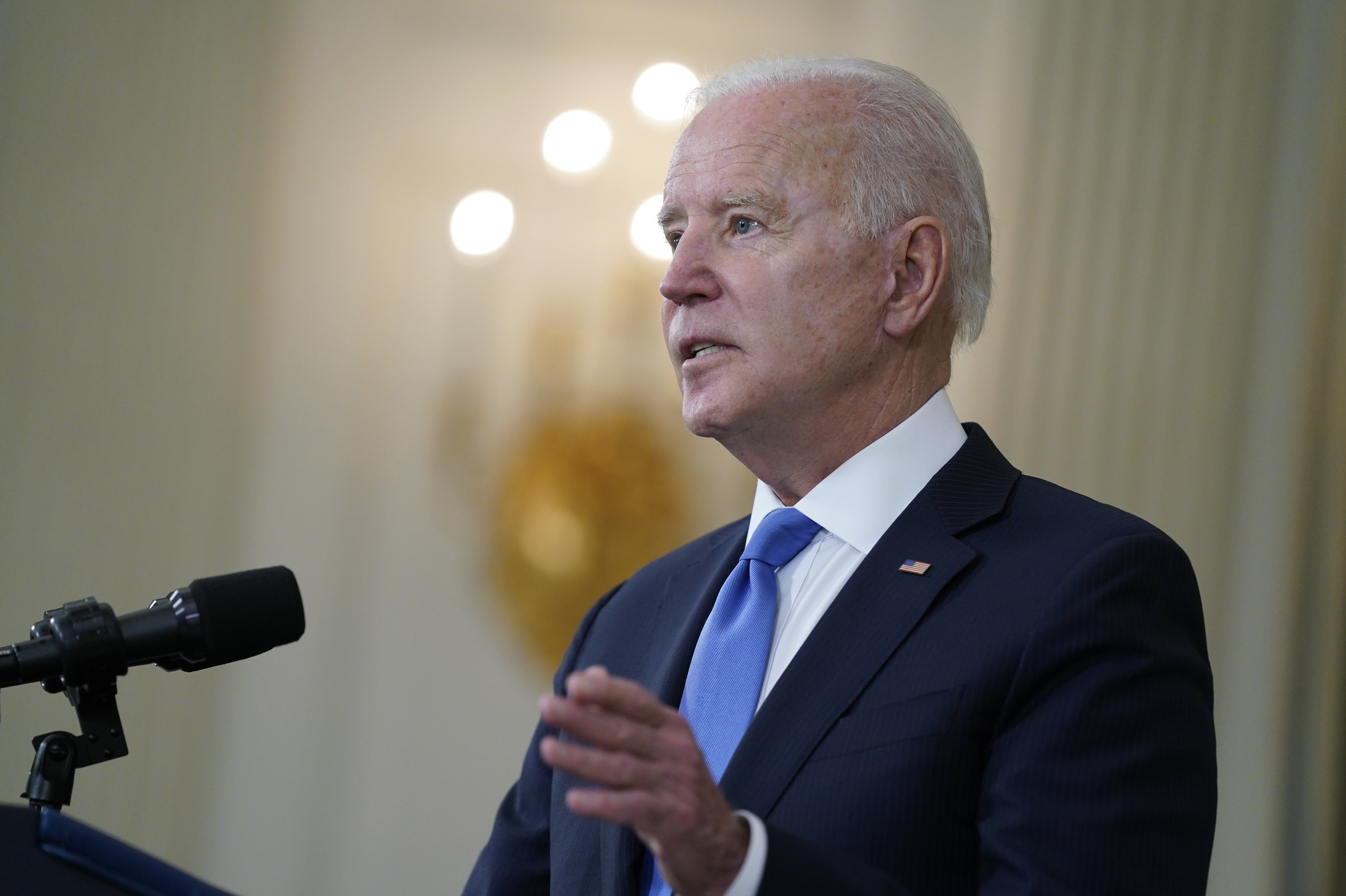 President Biden on Wednesday came out in favor of the World Trade Organization's proposed waiver of patent protections for COVID-19 vaccines. (AP)