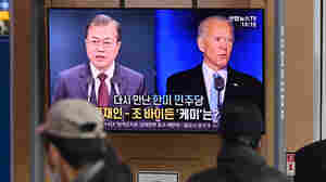 At White House Summit, South Korea's Moon Will Make A Push For North Korea Peace