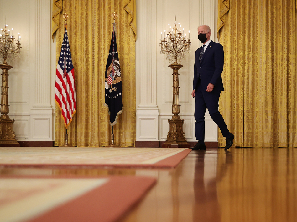 President Biden has slapped new sanctions on Russia over hacking and election interference but is aiming for a more predictable relationship. He plans to meet his counterpart next month.