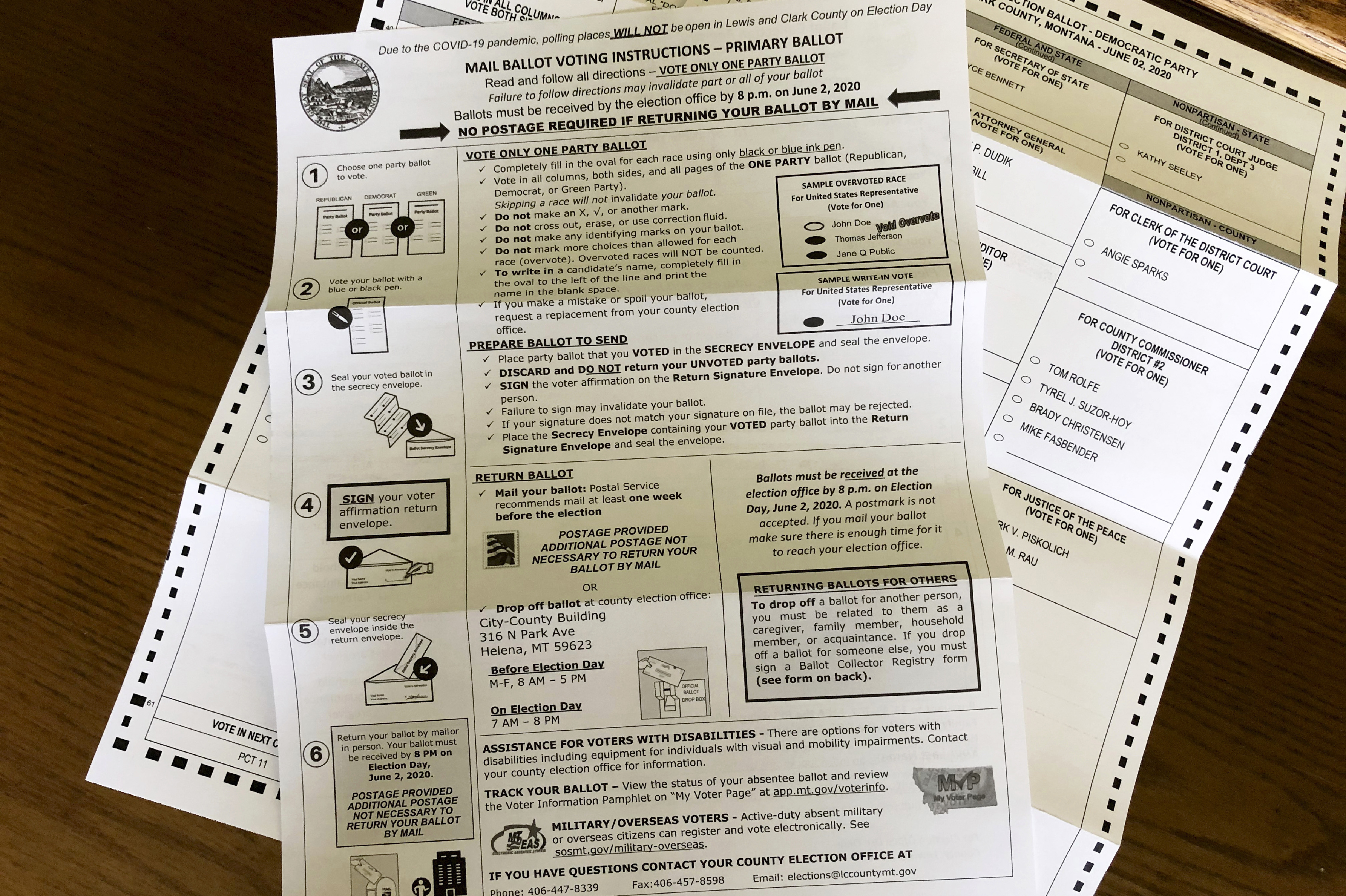 Montana Ballot Collection Law Could Affect Natives Seniors Npr