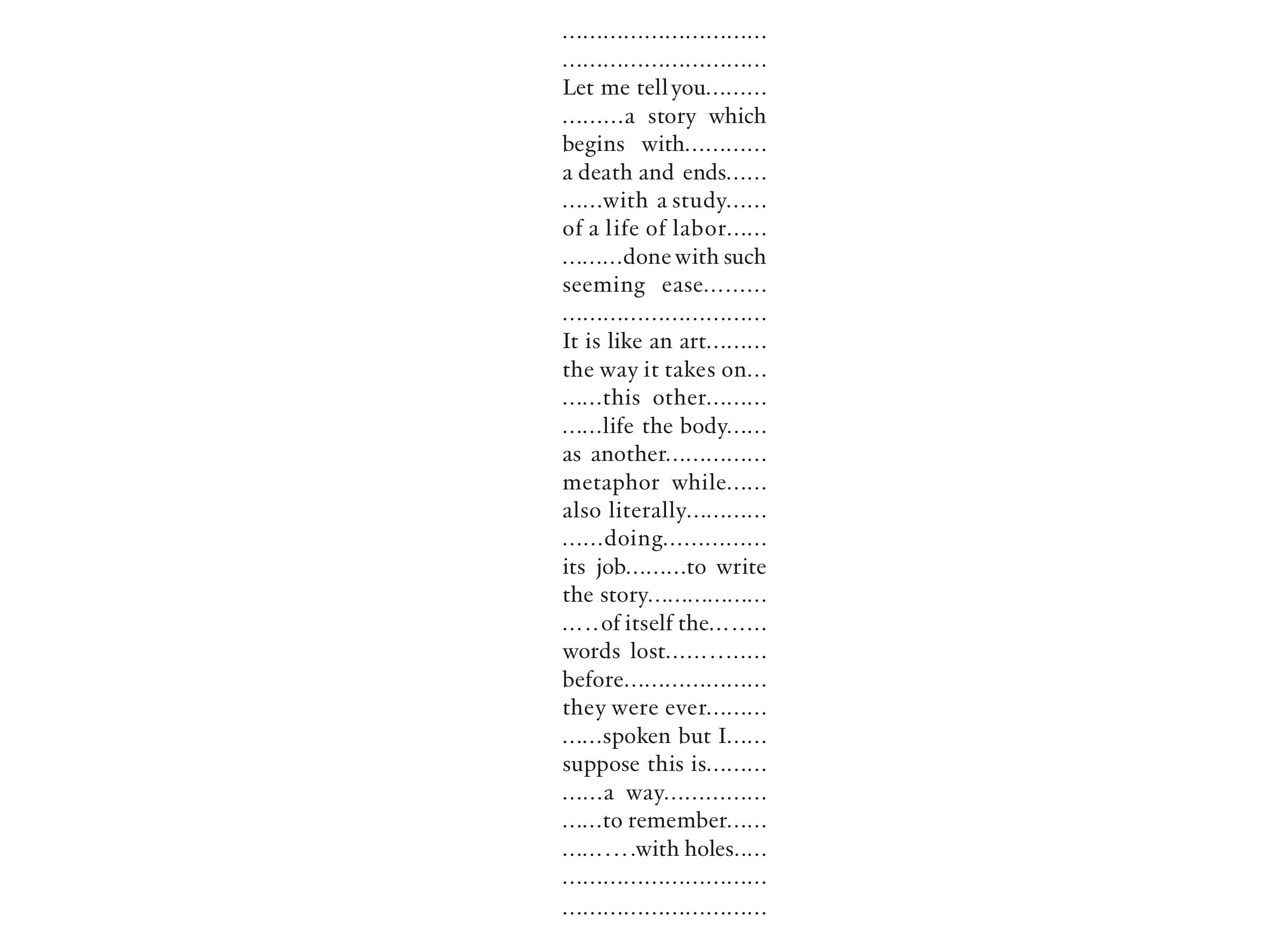 From "This Is To Live Several Lives,' By Muriel Leung"
