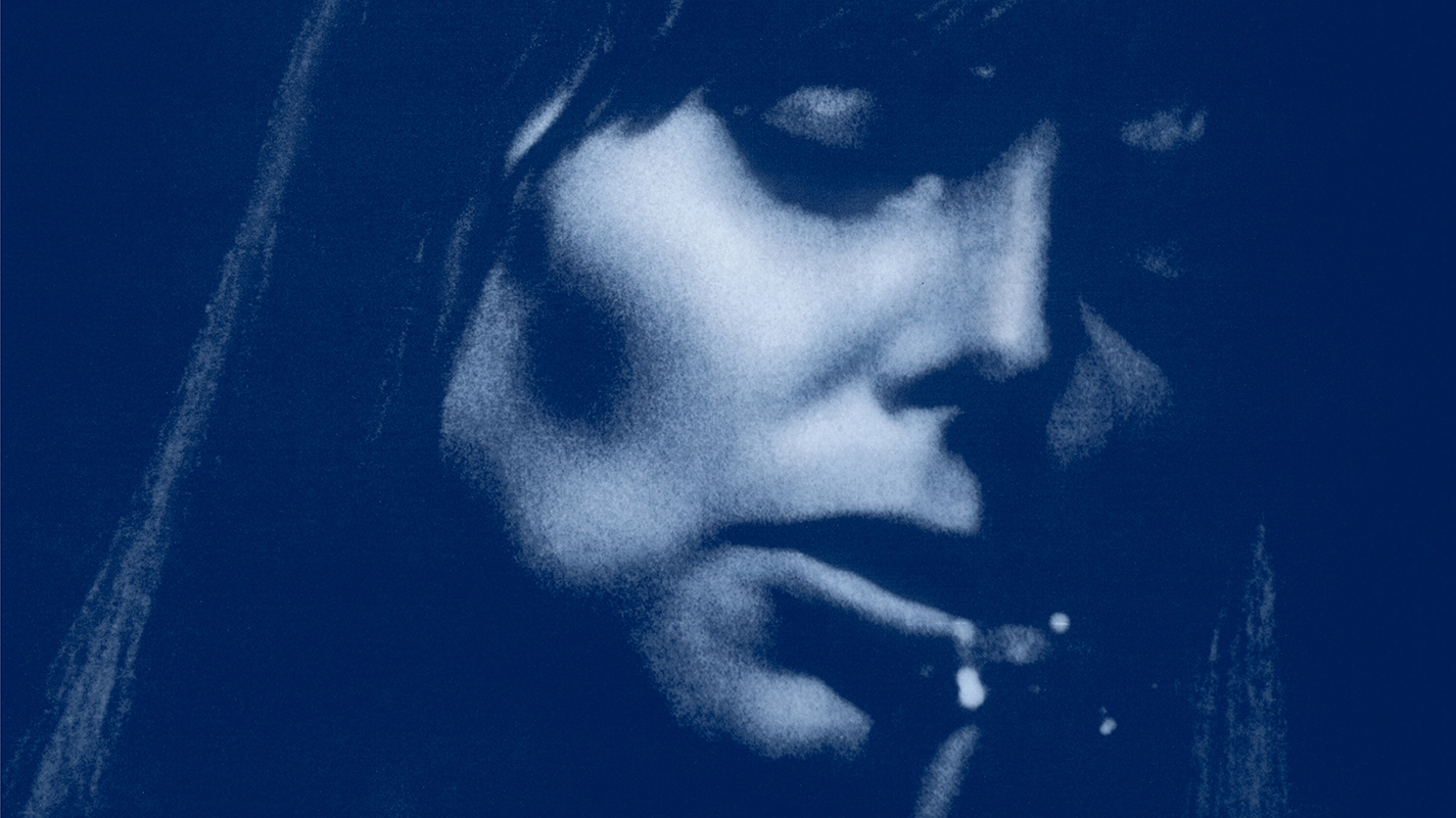 Joni Mitchell on the cover of <em>Blue</em>, an album turning 50 in 2021. (Courtesy of the artist)