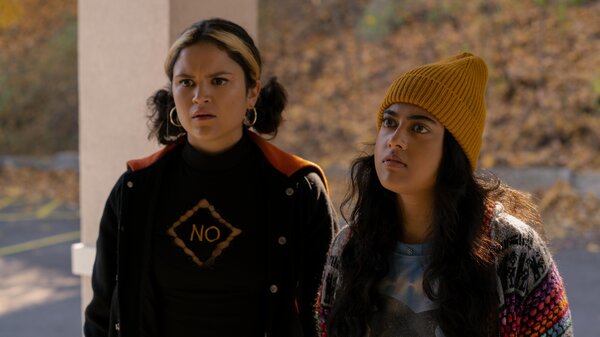 Victoria Moroles plays Lupe, and Kuhoo Verma plays Sunny in the film Plan B.