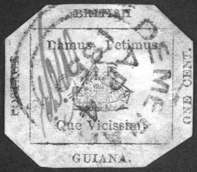 British Guiana One Cent Magenta  British Guiana 1c magenta - Wikipedia