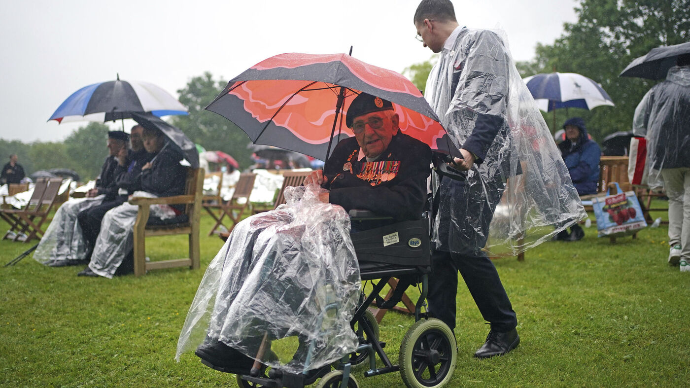 Normandy commemorates D-Day with small crowds: NPR