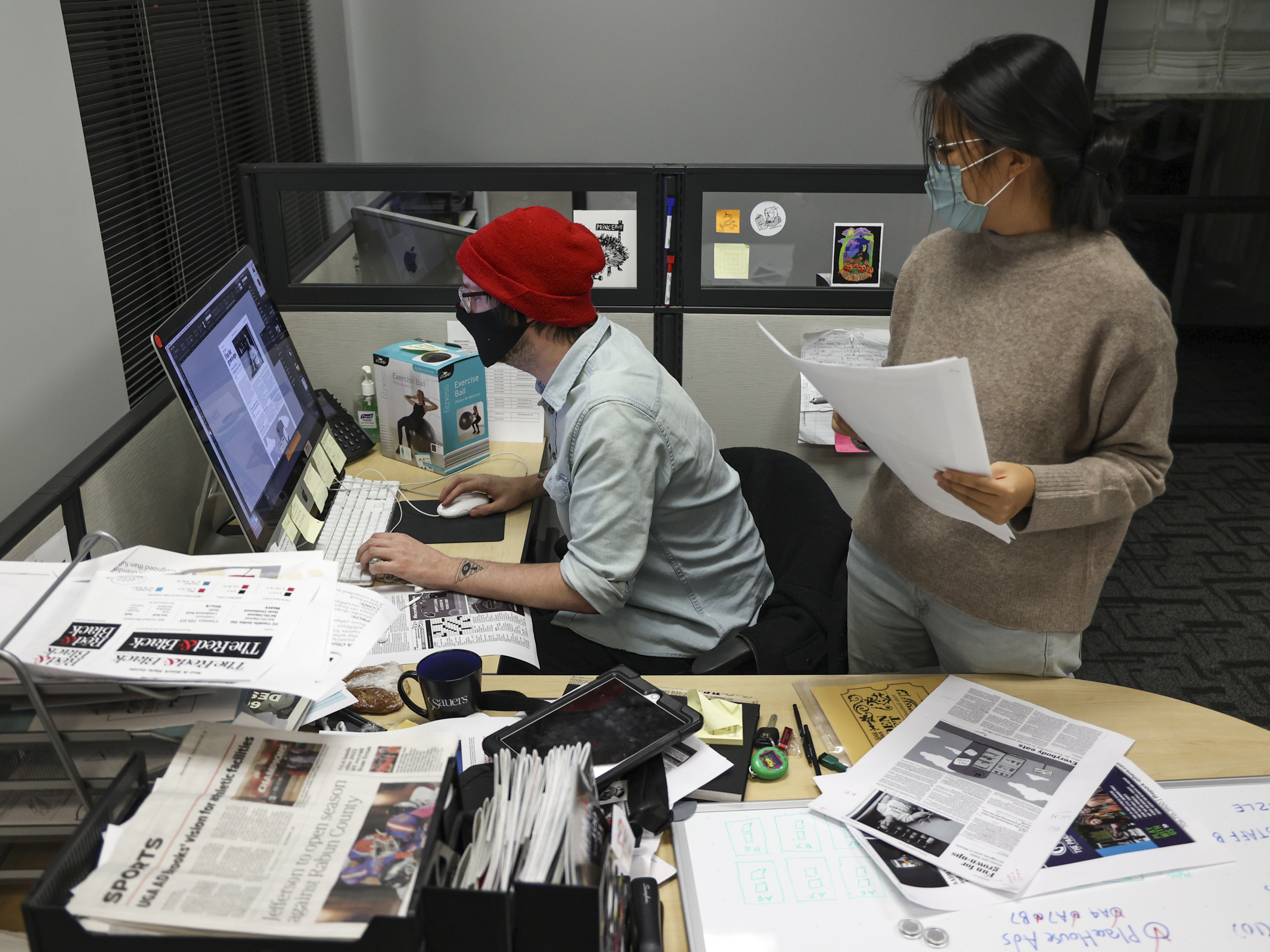 Student journalists at the University of Georgia's newspaper, <em>The Red & Black</em>, saw firsthand how covering their local community was more important than ever over the last year. (Courtesy The Red & Black)