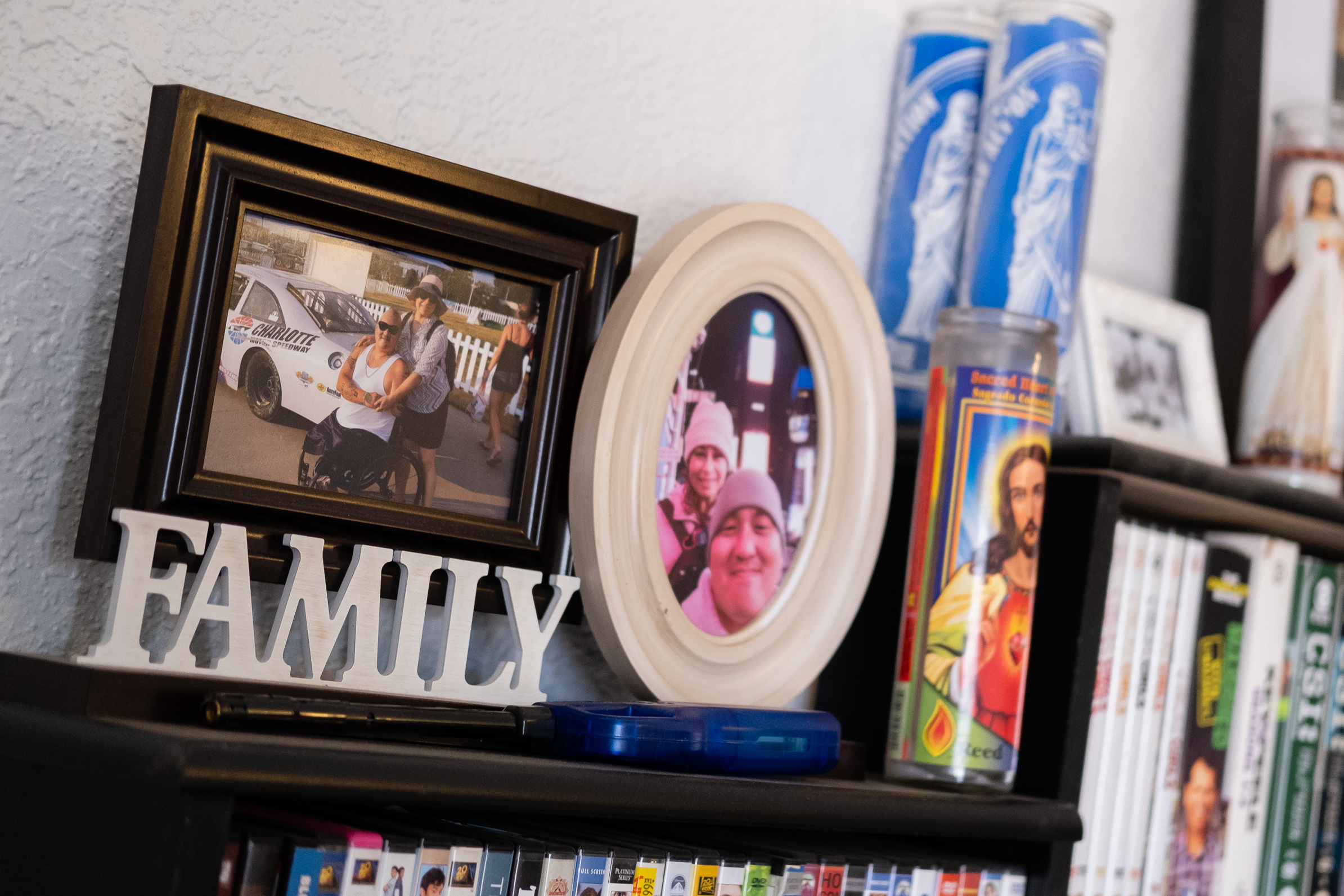 What Happens When A Nation Goes To War, And A Small Few Bear The Costs 6 Family photos of Matt and Alicia Lammers in their new home in New Mexico.