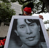 This time, human rights groups may be less willing to join the fight for Aung San Suu Kyi