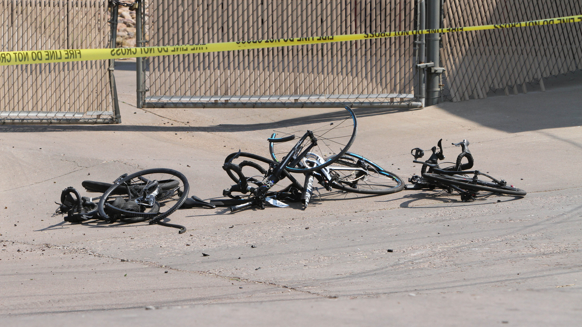 Driver Rams Cyclists In Arizona Race, Critically Injuring 6 : NPR