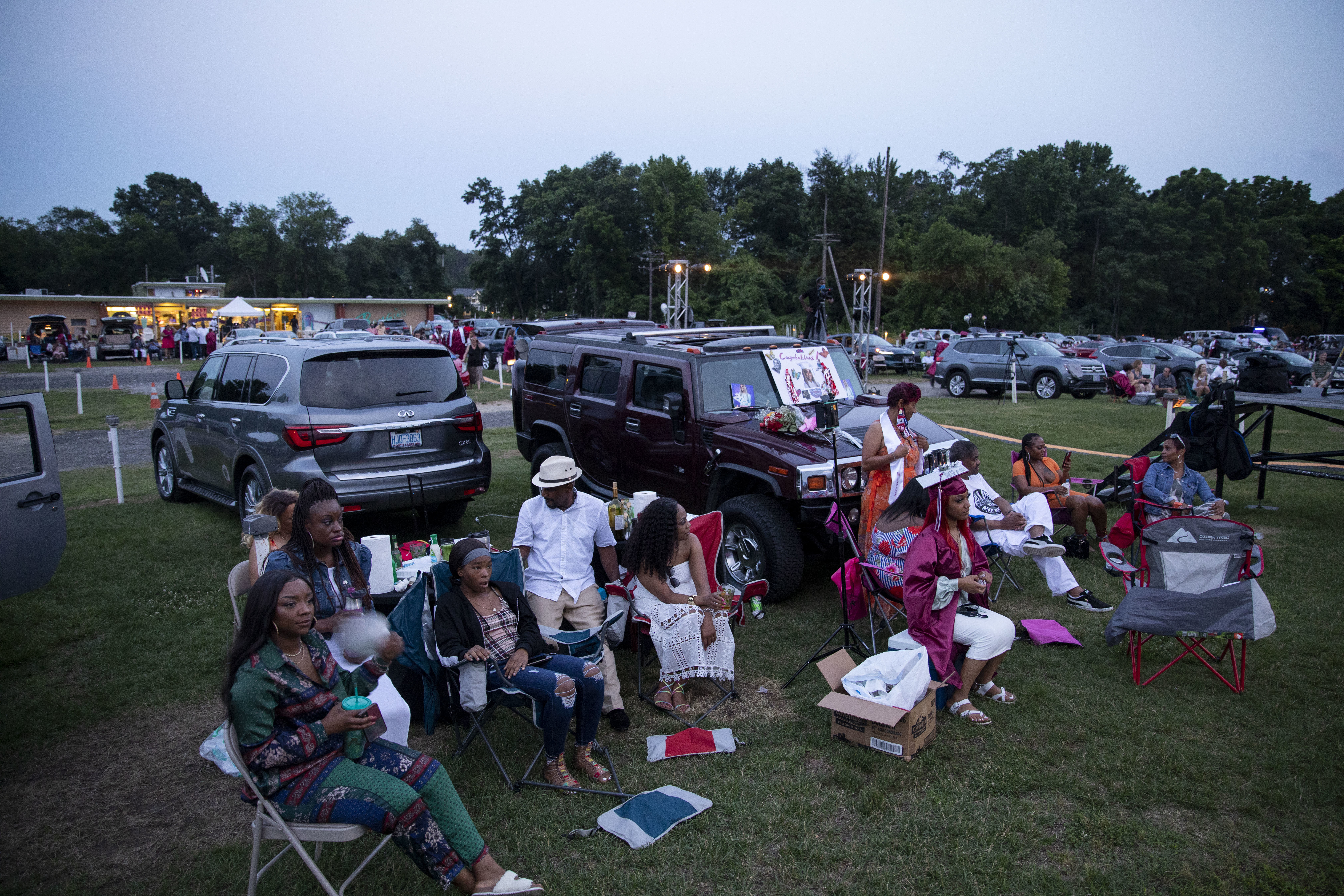High School Graduations Brought Joy This Year, Even If They Weren't Back To Normal 11 Sarah Ce'Taya Hamlett's family arrived early for front-row seats to Washington Latin's drive-in commencement.