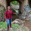 She owns the big environmental prize of feeding the goats with plastic bags