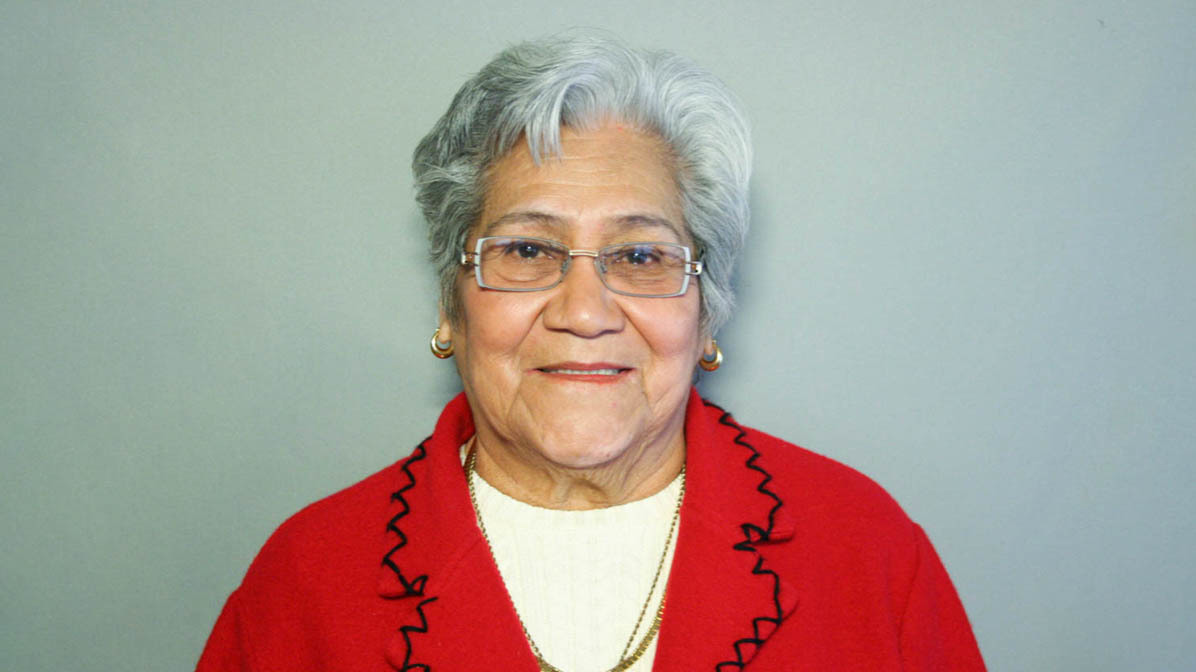 Connie Rocha, now 95, is seen here during her StoryCorps interview in San Antonio on Feb. 18, 2008. (Rose Gorman for StoryCorps)