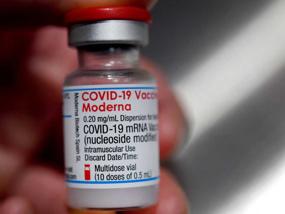 What is the strength of the Moderna vaccine?