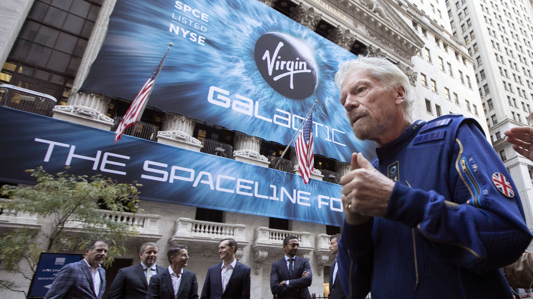 - ap21181629448957 wide e970b9238898d00487c07435ab60a770f27612ba s1100 - Richard Branson Will Beat Jeff Bezos To Outer Space : NPR