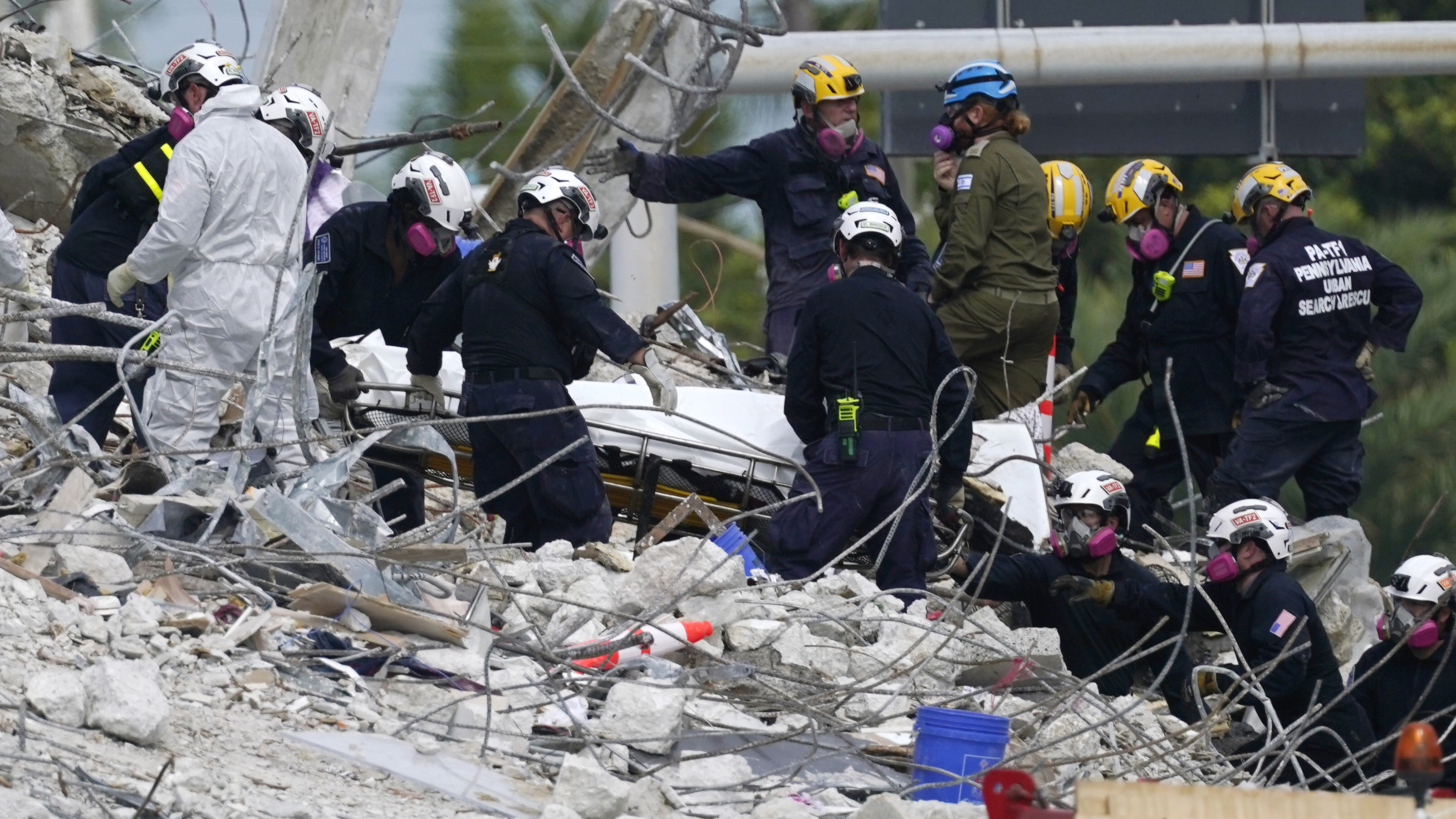 Rescue Workers At The Collapsed Condo Face Physical And Emotional Tolls :  Live Updates: Miami-Area Condo Collapse : NPR