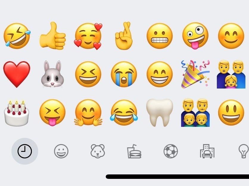 A vast majority of emoji users say the whimsical icons help them express their emotions. (Screenshot by NPR)