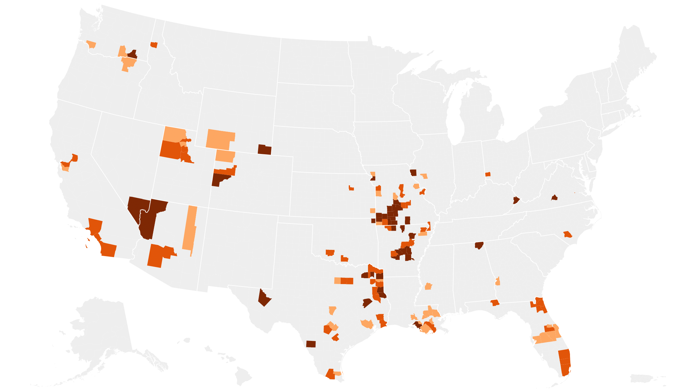 Virus Cases Start To Rise Again Especially Where Vaccination Rates Lag Shots Health News Npr