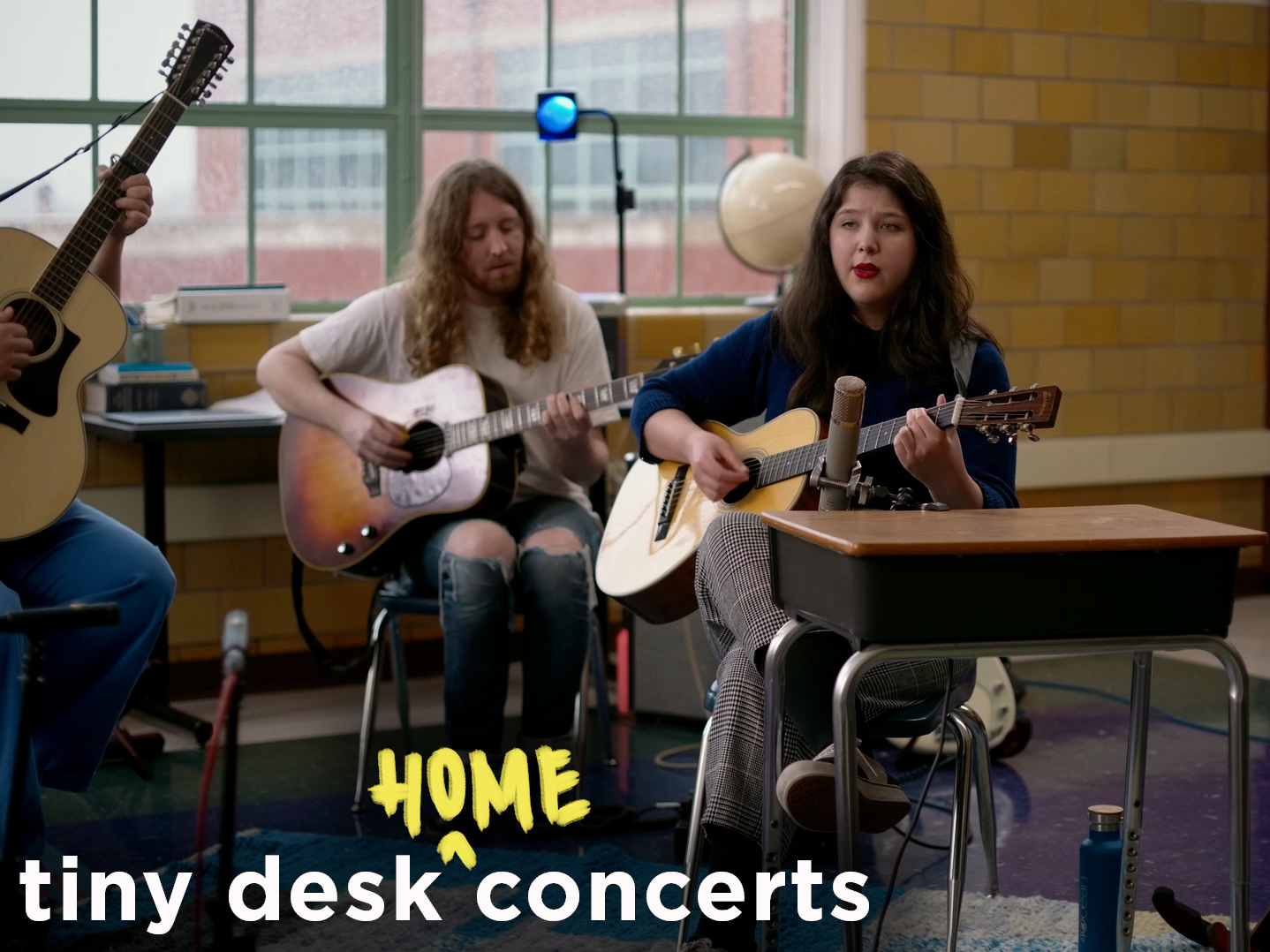 Lucy Dacus performs a Tiny Desk (home) concert. (NPR)