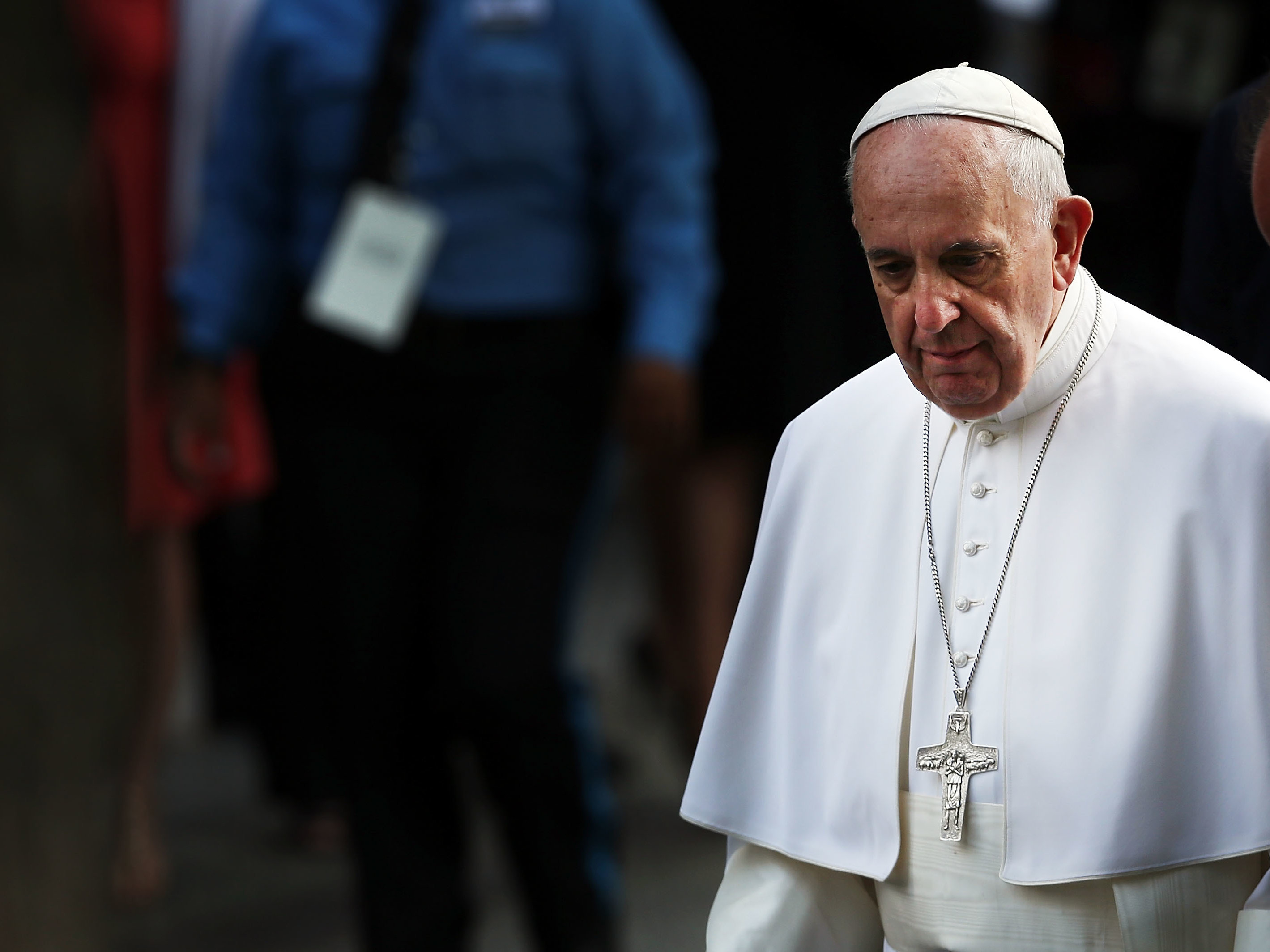 Pope Francis, who reached out to the margins of society, has died at 88 3 Pope Francis exits the memorial to the victims of the 9/11 attacks on Sept. 25, 2015, in New York City.