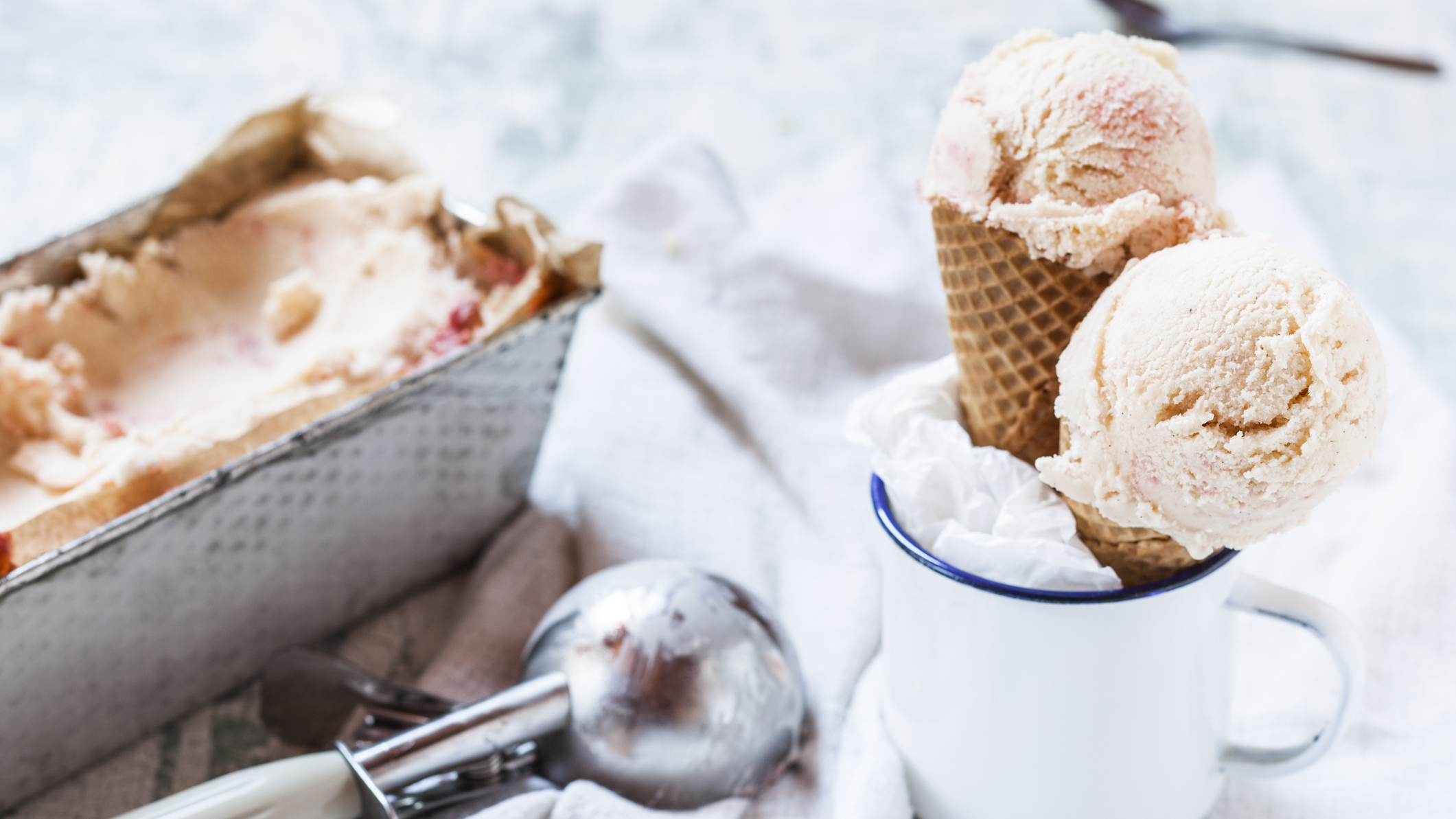 The average American eats more than 22 pounds of ice cream an frozen treats a year. (Getty Images/Westend61)