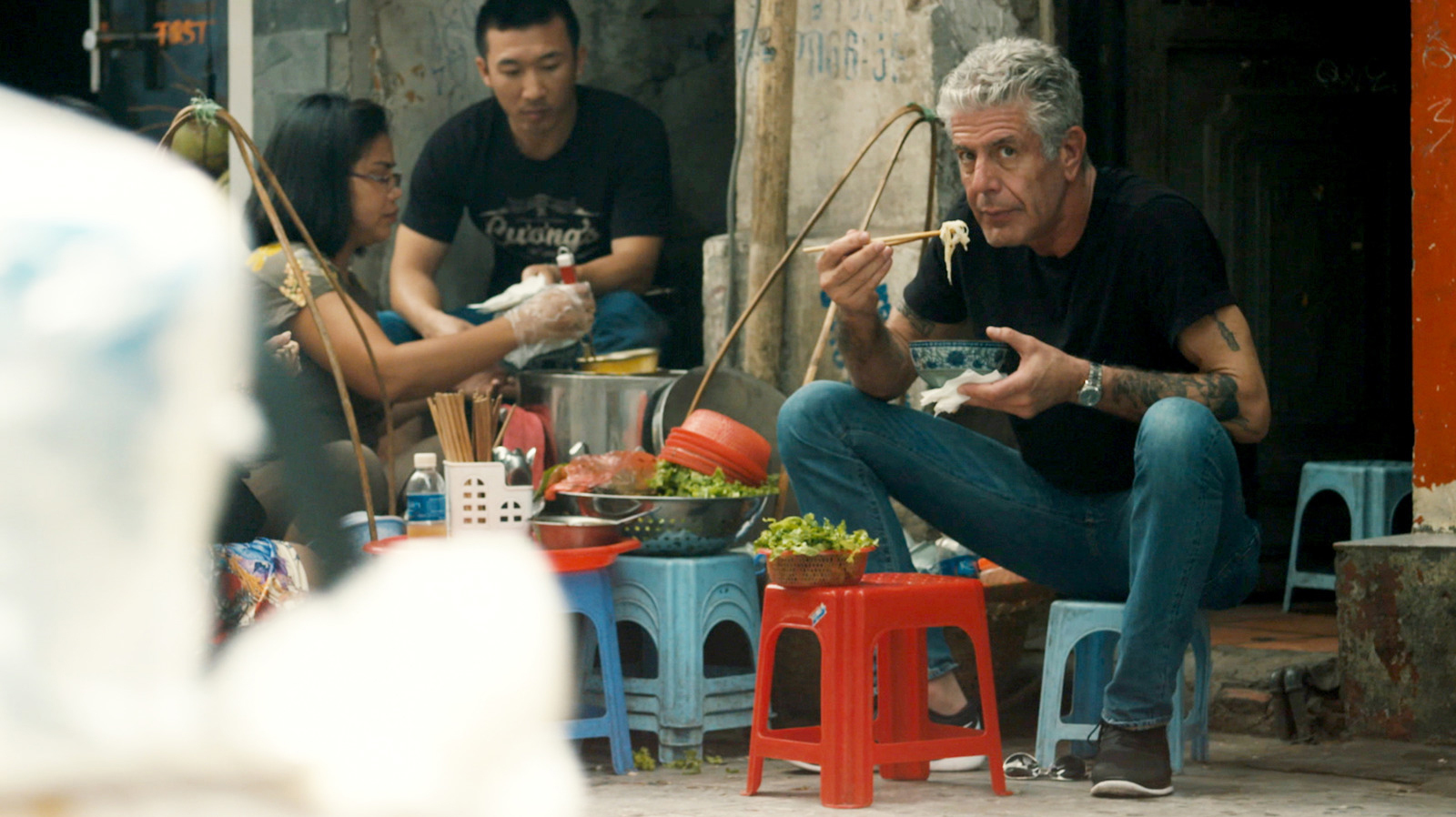 Anthony Bourdain, in <em>Roadrunner</em>, the new documentary about his life. (CNN/Focus Features)