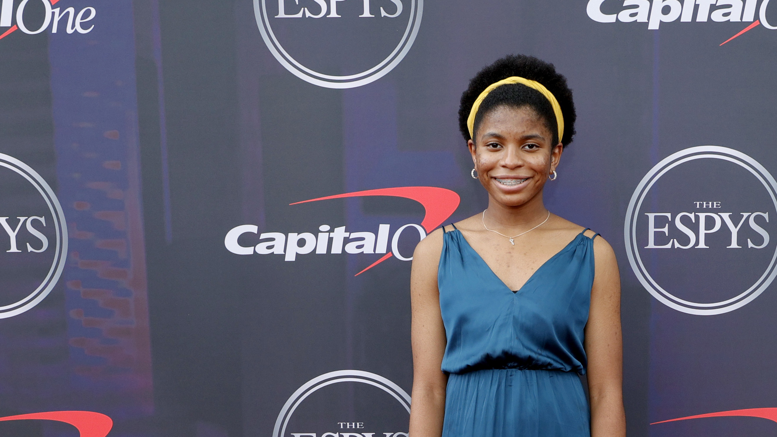 Zaila Avant-garde attends the 2021 ESPY Awards on July 10 in New York City. She says she's enjoyed the traveling since winning the spelling bee. (Getty Images)