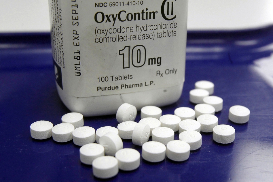 A 2013 file photo shows OxyContin pills at a pharmacy in Montpelier, Vt. (Toby Talbot/AP)