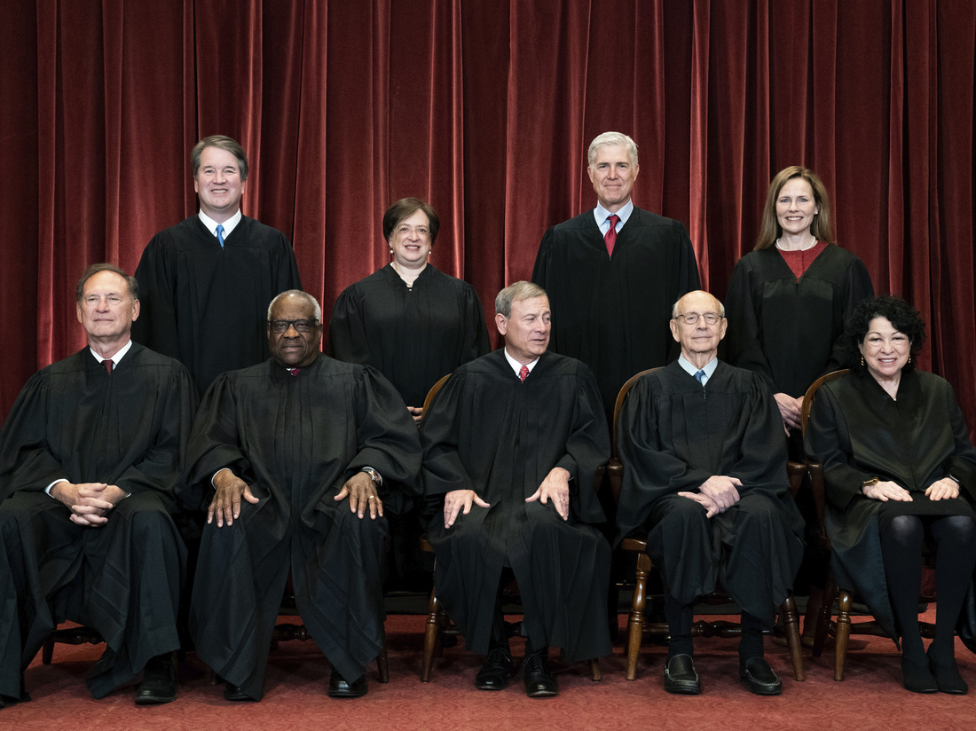 The justices of the U.S. Supreme Court