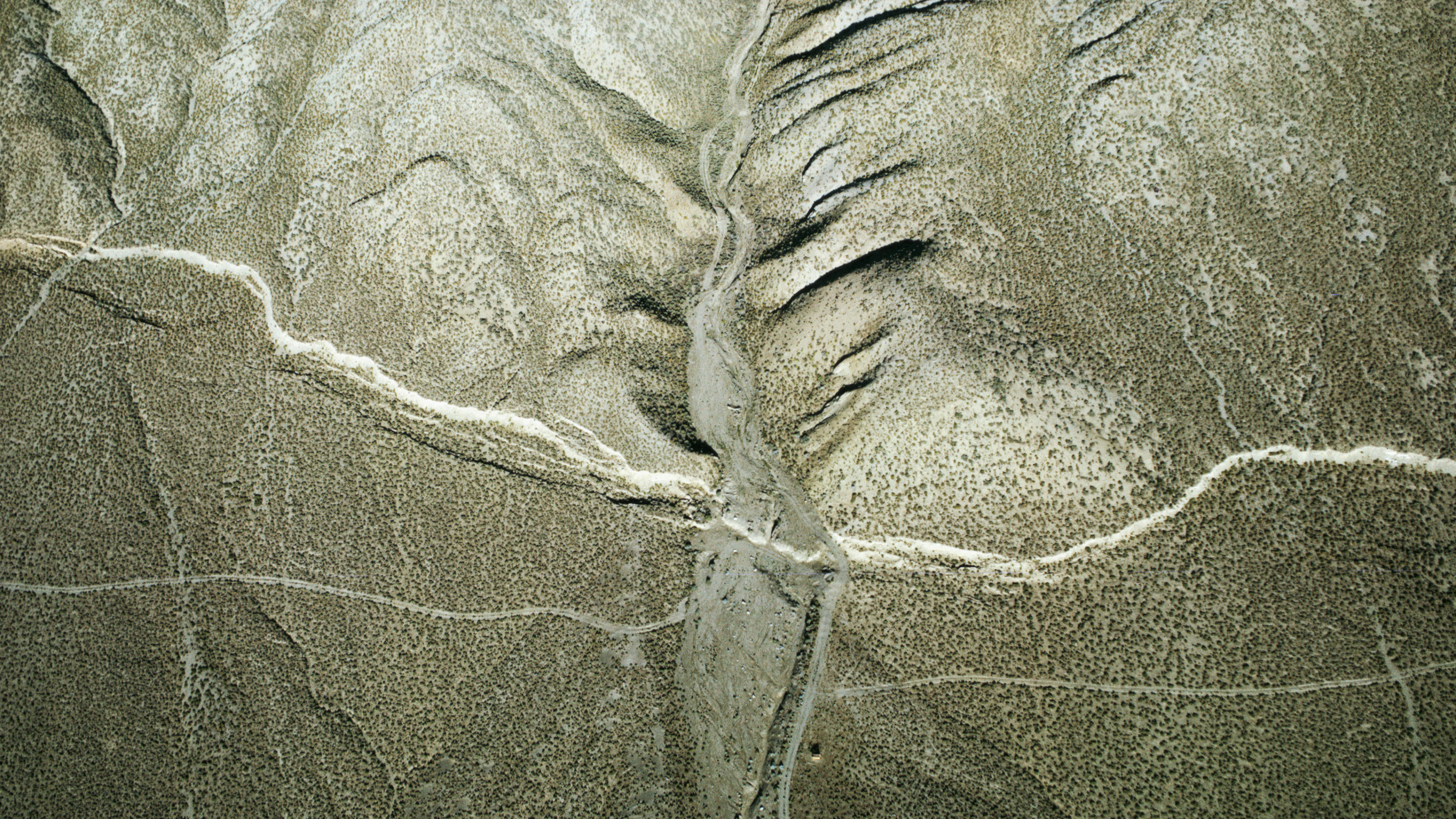 Aerial View of Dixie Valley Fault (Getty Images)