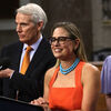 Arizona Sen. Kyrsten Sinema leaves Democratic Party, registers as an independent : NPR 7 Unapologetically Moderate, Democrat Kyrsten Sinema Says She's Focused On Results