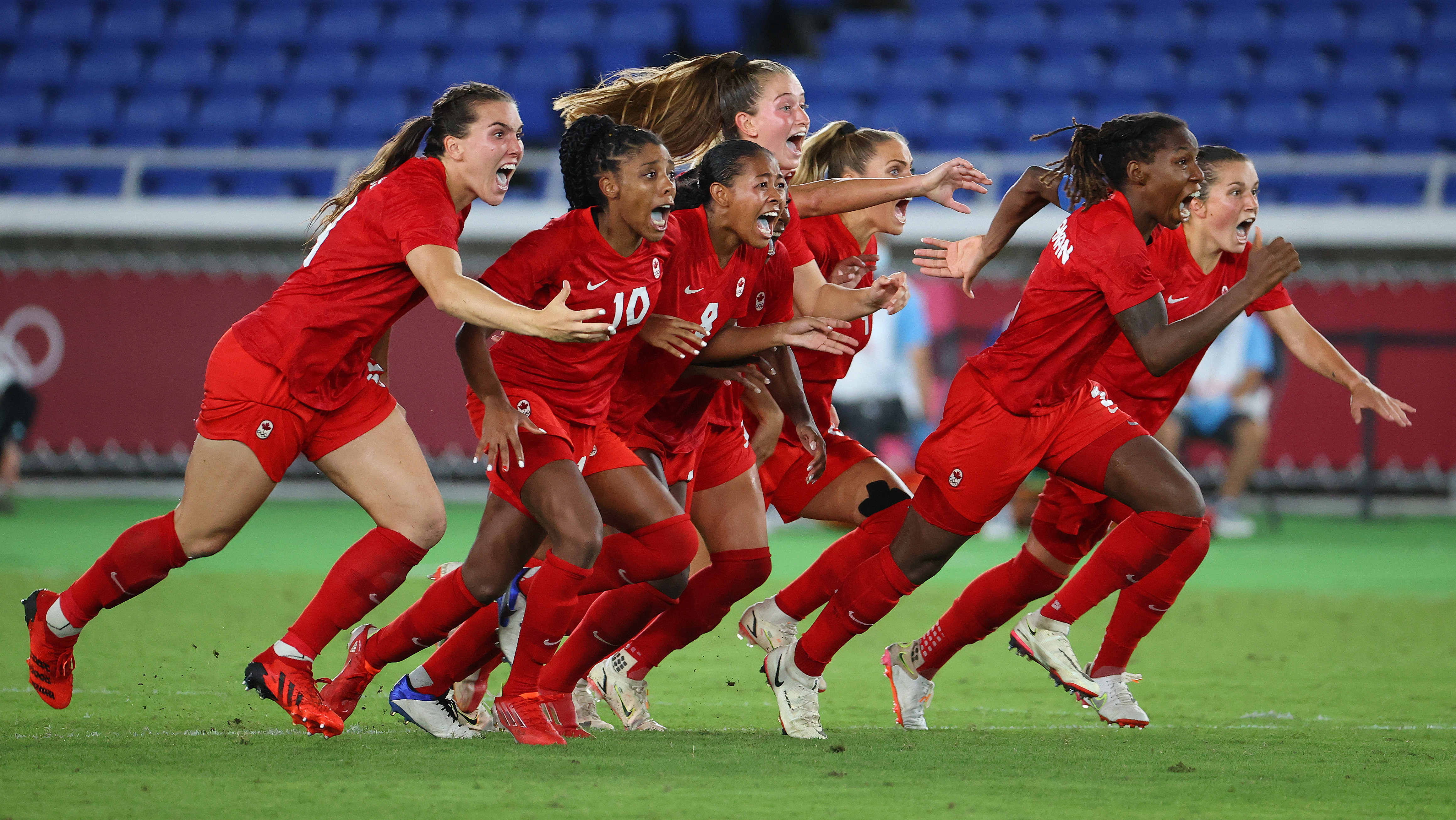 Canada s Women Win Soccer Gold At Tokyo Olympics Live Updates The Tokyo Olympics NPR