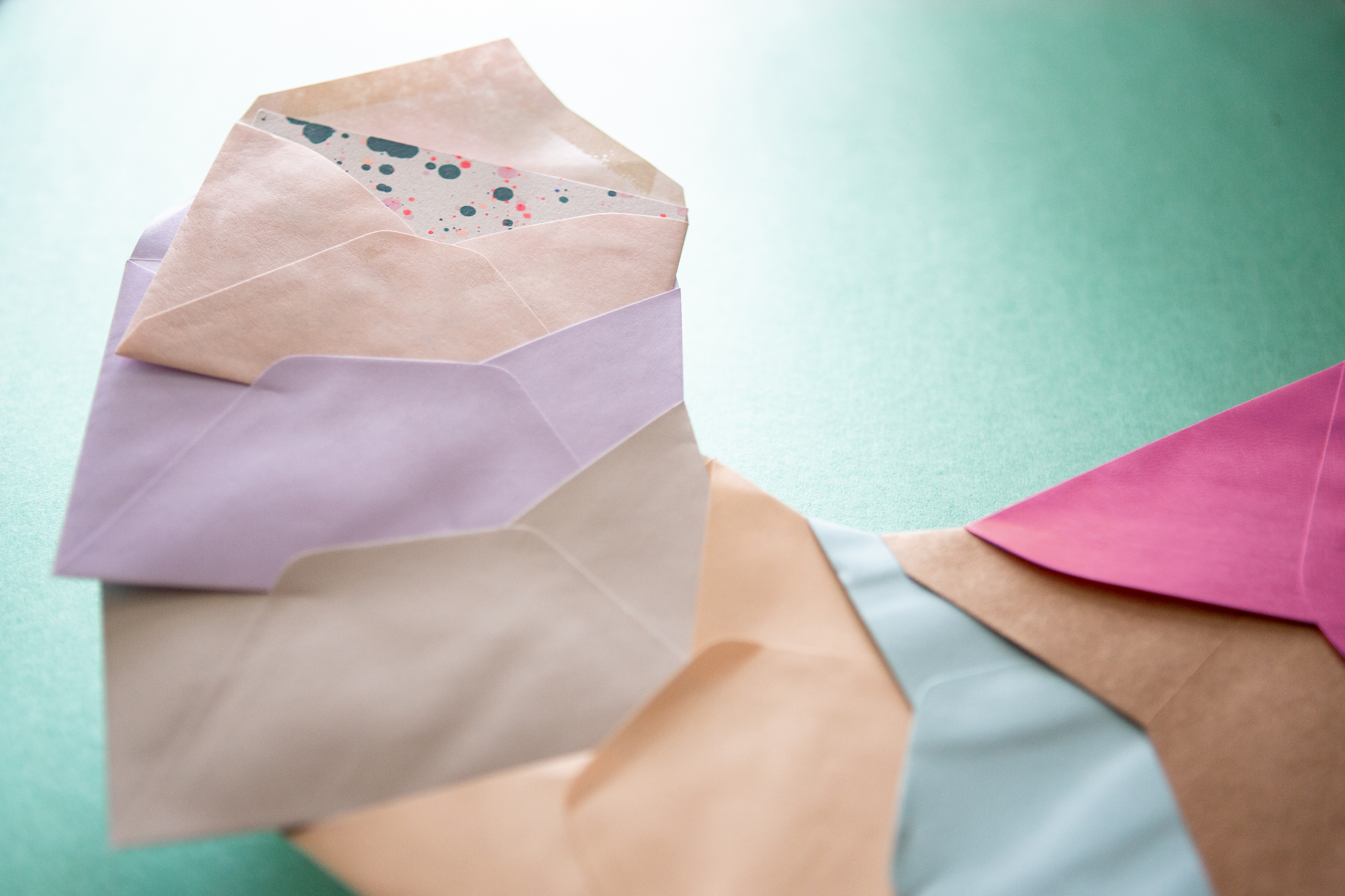 Letters in envelopes